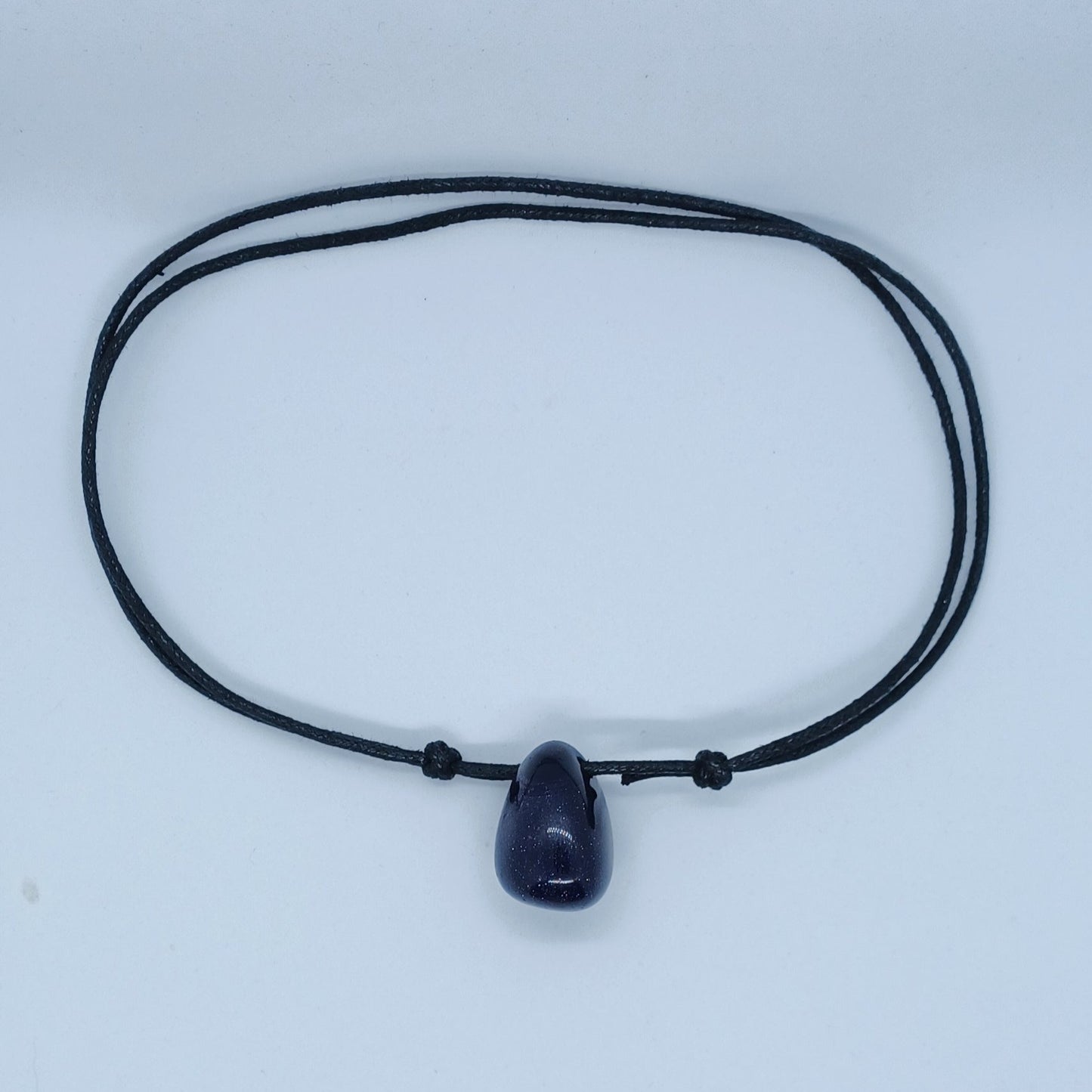 Blue Goldstone necklace