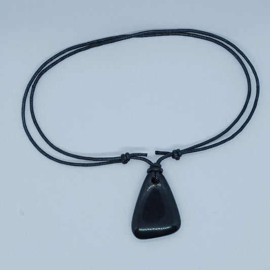 Black Agate pendant necklace