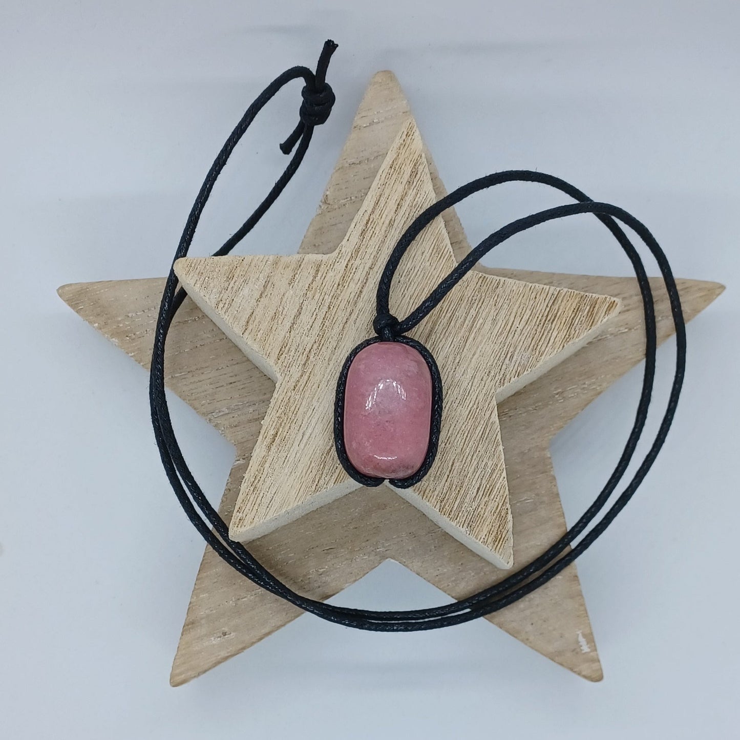 Rhodonite pendant necklace