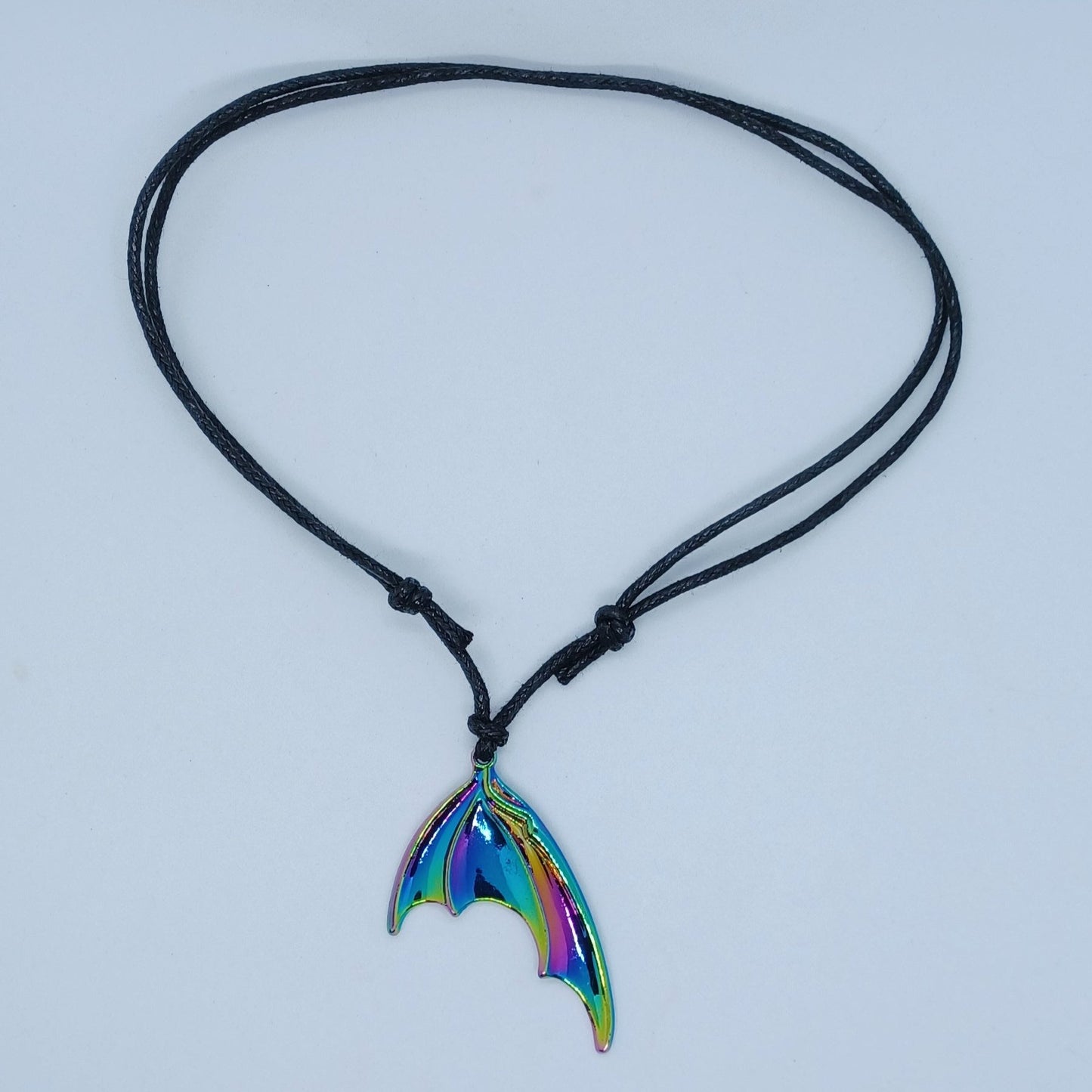 Halloween bat wing necklace