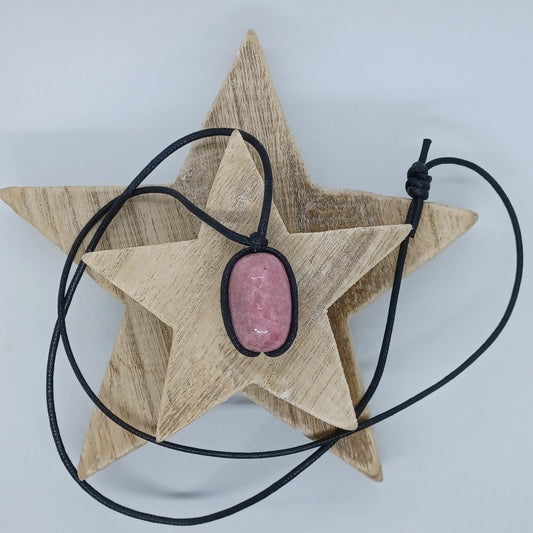 Rhodonite pendant necklace