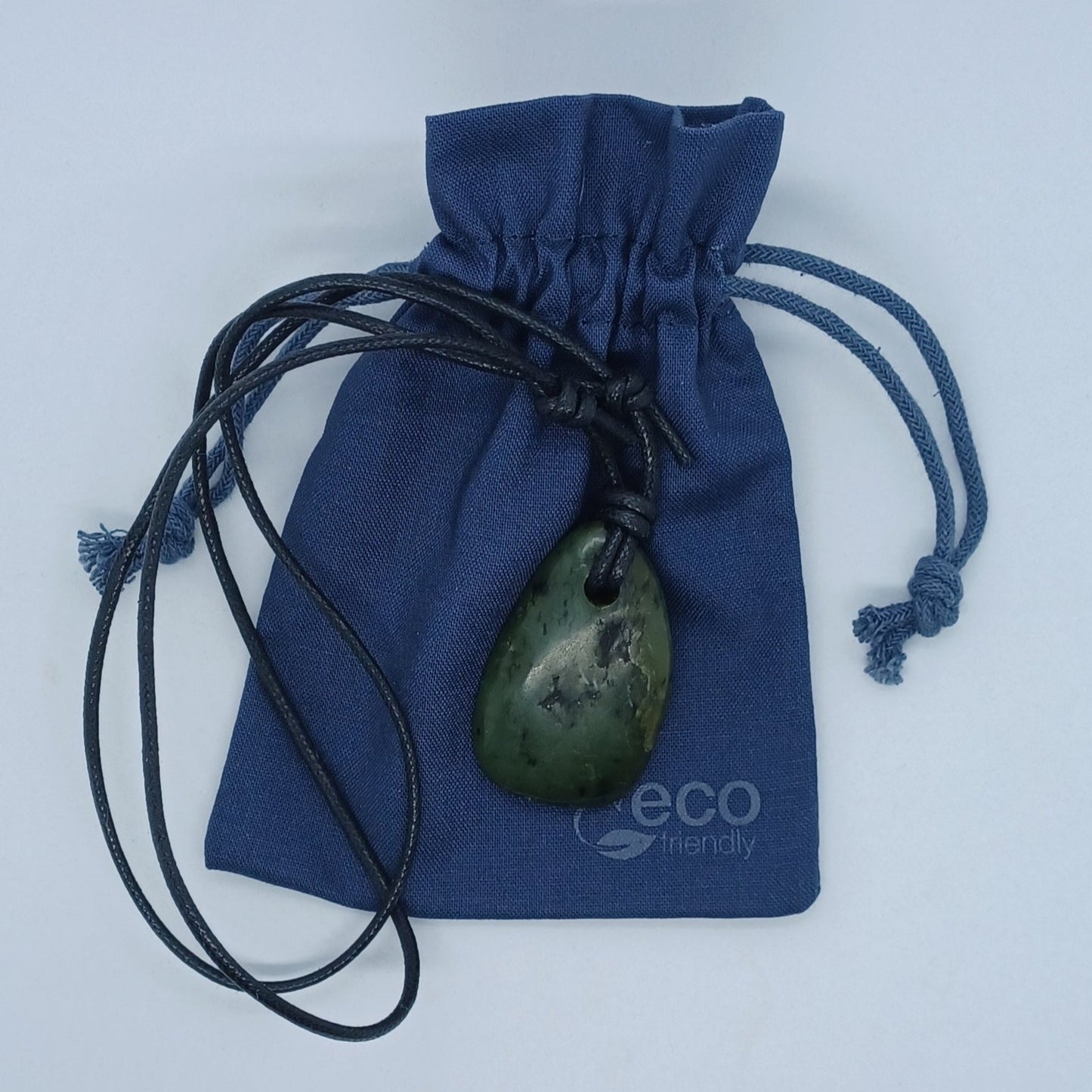 Nephrite Jade sliding knot necklace