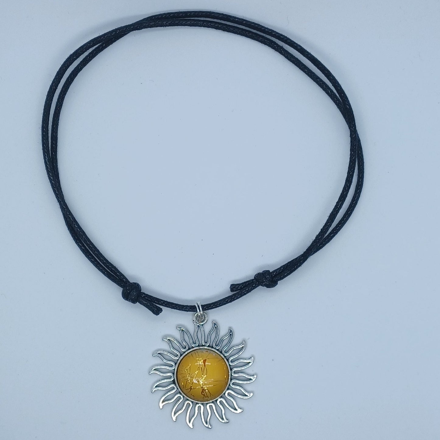 Sun cord necklace